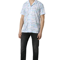 Louis Philippe Men Slim Fit Printed 100% Cotton Casual Shirt