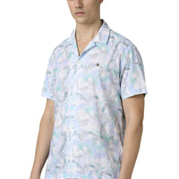 Louis Philippe Men Slim Fit Printed 100% Cotton Casual Shirt