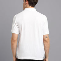 Matte Solid Half Sleeves Men's Polo T-Shirt